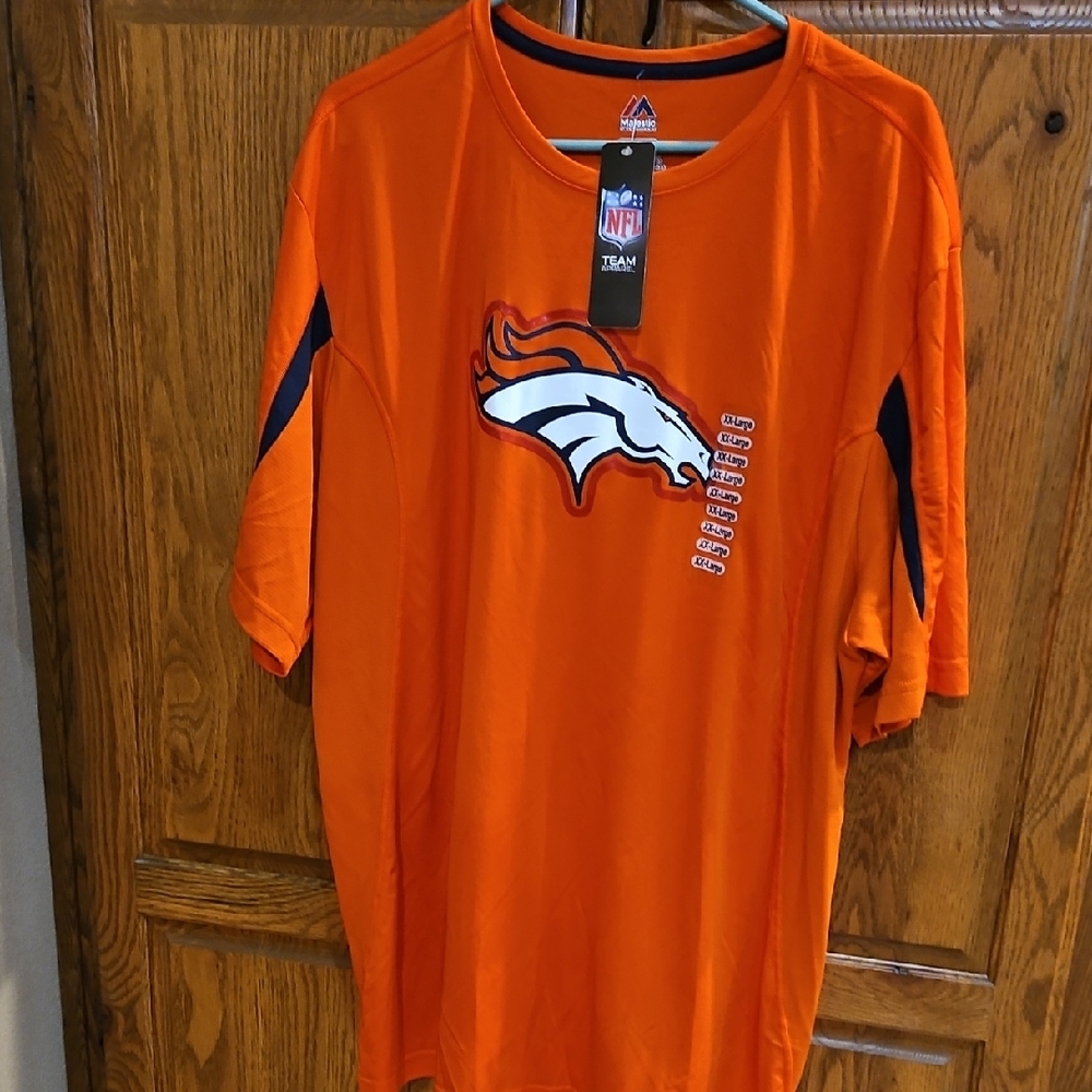 Majestic Orange NFL Team Shirt